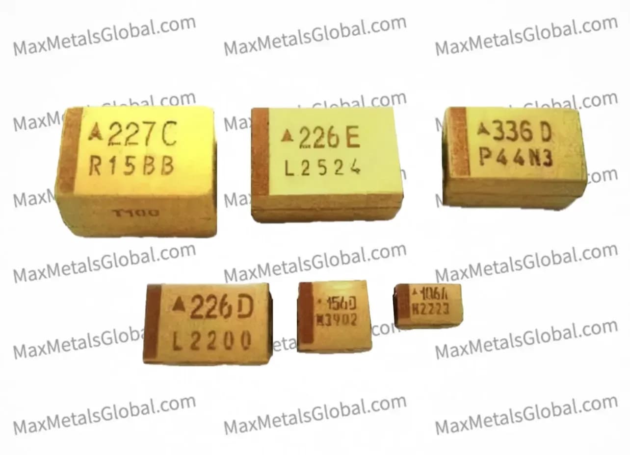 SMD Yellow/Black Capacitors